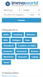 Mobile Screenshot of immoworld.de